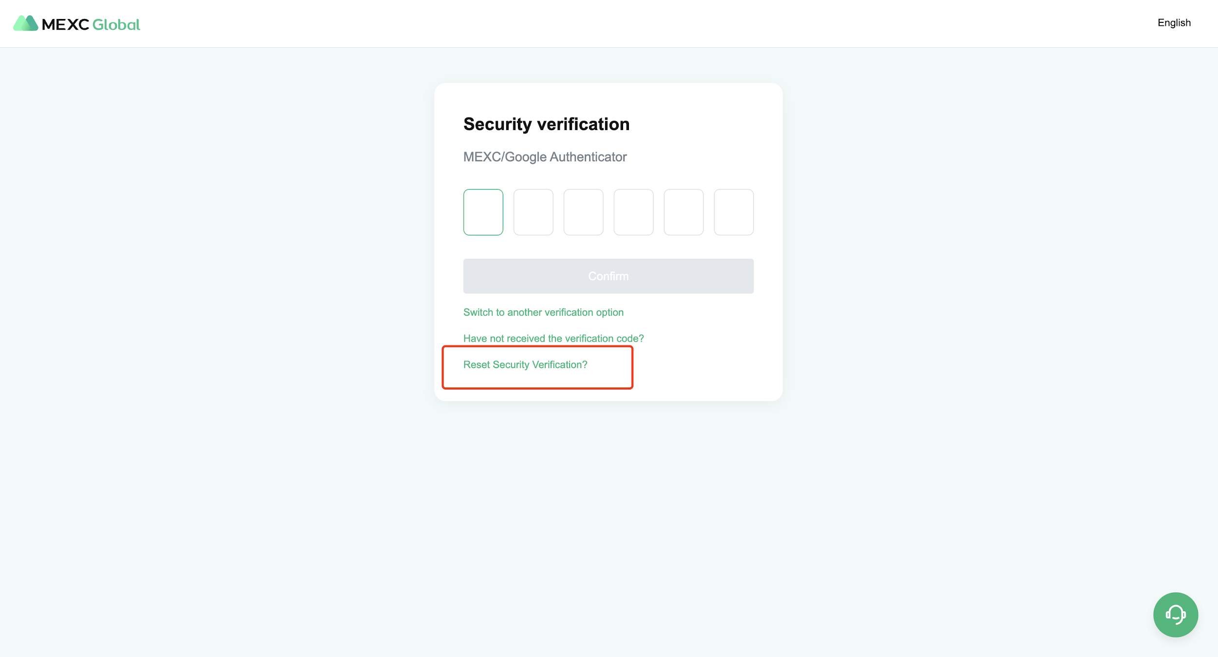 how to reset security number santander
