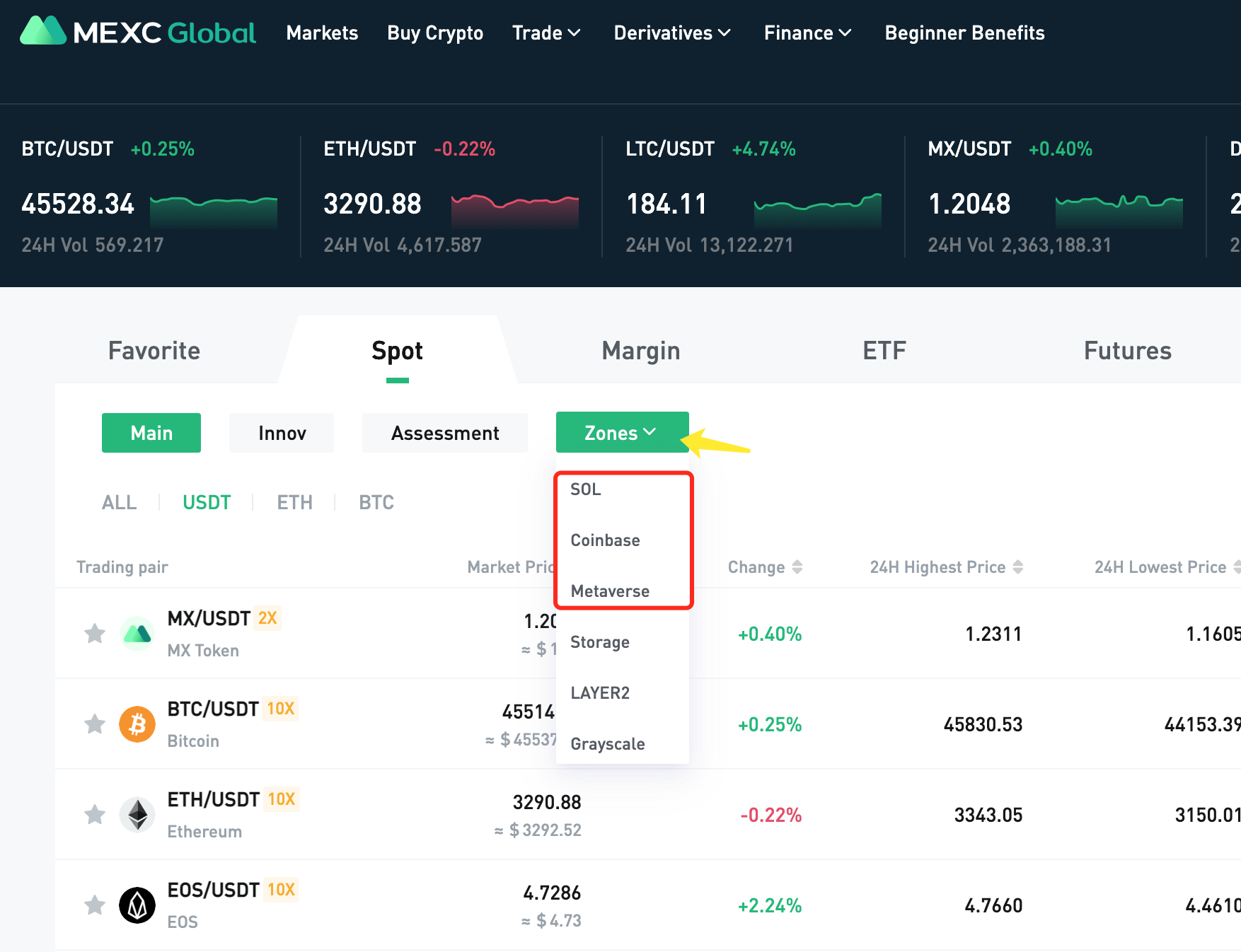 coinbase timezone