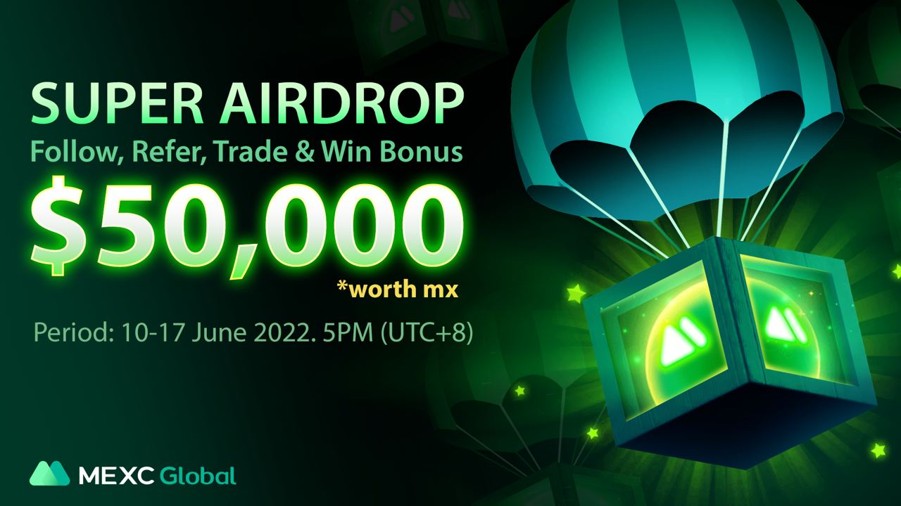 Event Super Airdrop MEXC Indonesia & Malaysia MEXC Global CoinCarp